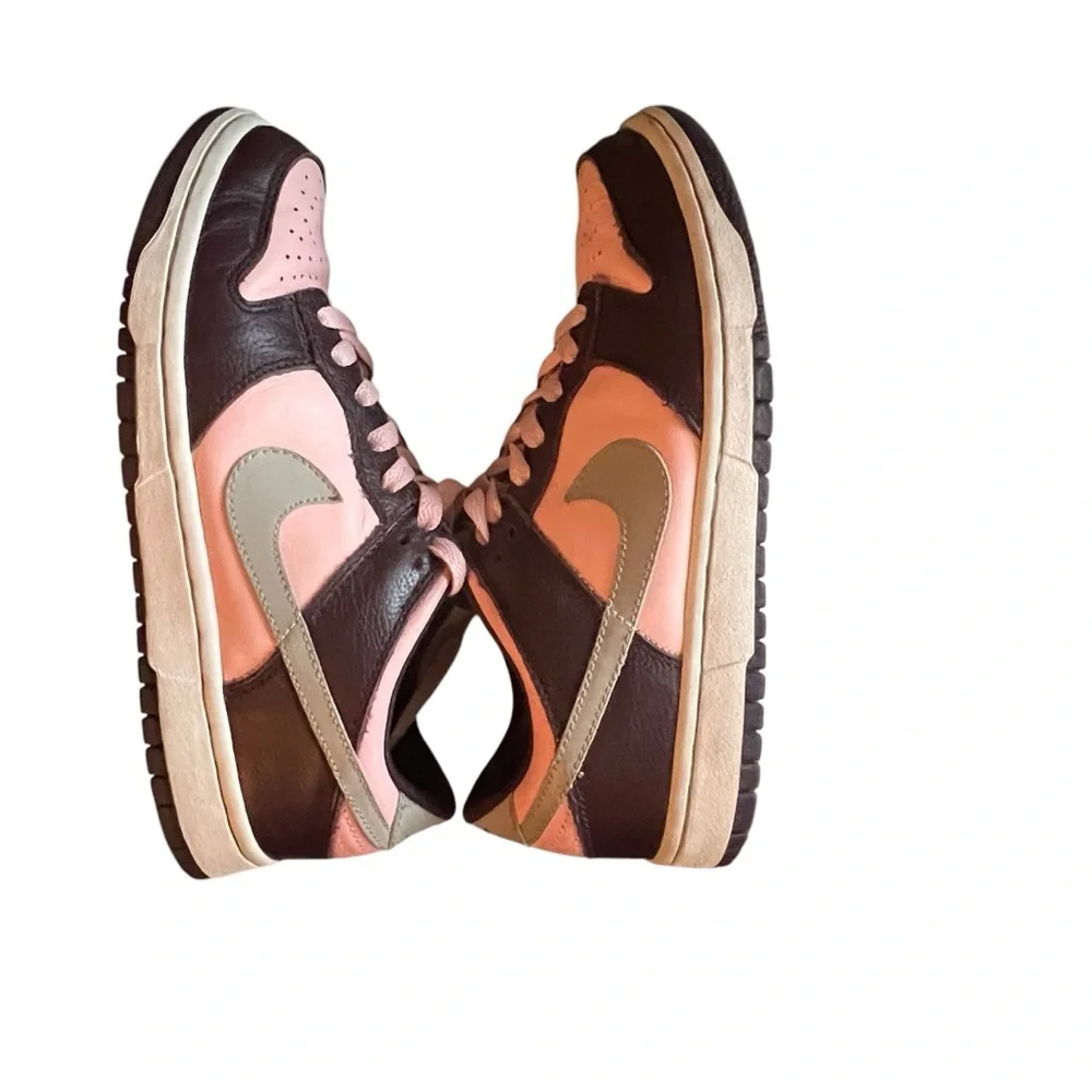 Nike 2003 Dunk Low Pro Mahogany Storm Pink Ivory Unstussy Reverse Stussy W sz 8